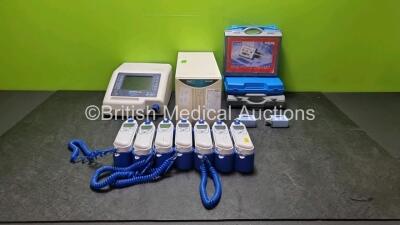 Mixed Lot Including 1 x B & D Nippy 3+ Ventilator, 4 x Crono Super PID Syringe Pumps, 7 x Covidien Genius 3 Tympanic Thermometers, 1 x Fisher & Paykel Manual Control Infant Warmer and 1 x One RS Power Conditioner UPS