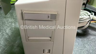 Mixed Lot Including 1 x Spacelabs Medical Model 90367 Patient Monitor Including ECG, SpO2, NIBP, T1-2 and Printer Options with 1 x AC Power Supply, 1 x 3 Lead ECG Lead and 1 x SpO2 Finger Sensor (No Power) 1 x Mira MD1000 Ophthalmic Micro Diathermy Unit w - 4