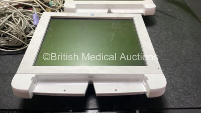 Mixed Lot Including 20 x Soft Cuff REF SFT-A2-2A Blood Pressure Cuffs (All Unused) 1 x Hewlett Packard PRESS Module, 1 x Sensor Care Bed Sensor, 2 x GE USE1503 Monitors, 2 x Neoventra TOCO Transducer / Probes and Various Patient Monitoring Cables - 3