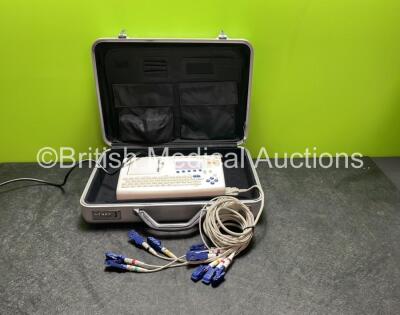 Seca CT8000i ECG Machine with 10 Lead ECG Lead in Carry Case (Powers Up)