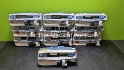 10 x Carefusion Alaris GH Syringe Pumps (8 x Power Up) *SN 8002292045 / 800225021 / 800259501 / 800282903 / 800282876 / 800259539 / 800225003 / 800259531 / 800225709 / 800245756*