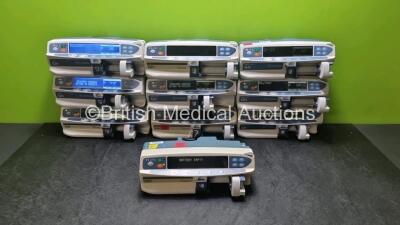 Job Lot of Syringe Pumps Including 4 x Cardinal Health Alaris GH, 4 x Carefusion Alaris Plus GH and 2 x Carefusion Alaris Guardrails Plus GH (8 x Power Up) *SN 800259498 / 270003081 / 800282895 / 135084464 / 135151803 / 135151819 / 270003106 / 135065759 /