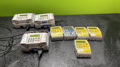 Job Lot Including 3 x Caesarea Medical Body Guard Pumps (All Power Up) 4 x CME Medical Bodyguard 545 Epidural Infusion Pumps (Untested Due to Missing Docking Stations / Power Supplies) 1 x CME Medical 595 Bodyguard Pump (Untested Due to Missing Docking St