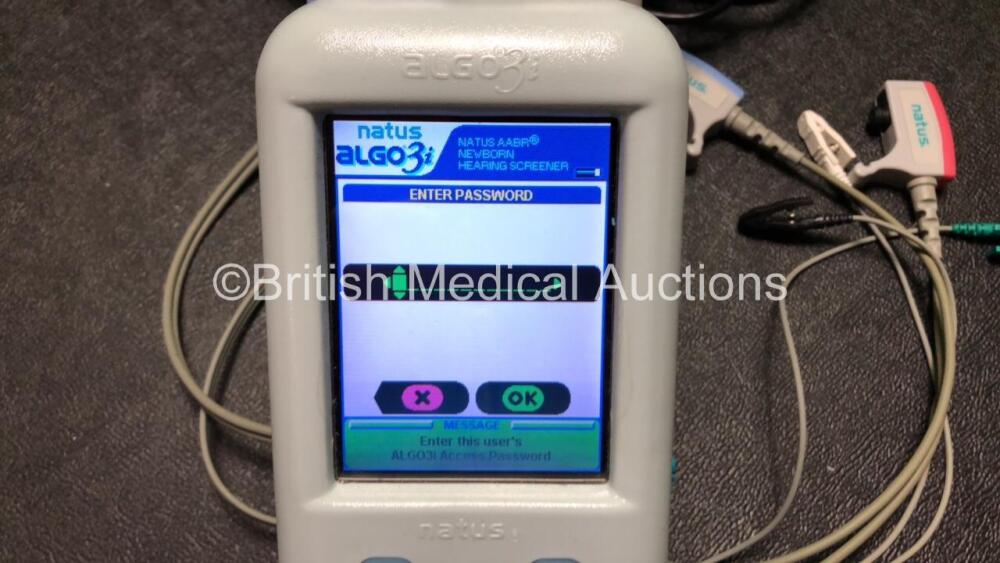 Natus ALGO 3i Newborn Hearing Screener with Power Supply and