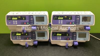 4 x Smiths Medical Graseby 2100 Syringe Pump (All Power Up, 1 x Damage to Screen - See Photos)