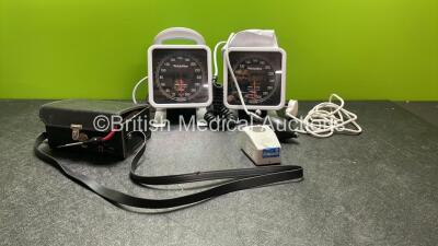 Mixed Lot Including 2 x Welch Allyn REF 901091 Mounted Gauges, 1 x 3M Model 9665 Charger and 1 x Model 510 Electronic Thermometer