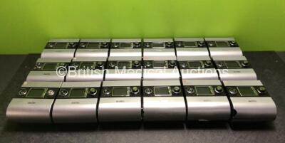 18 x ResMed S9 Escape CPAP Units (1 x Missing Dial, 3 x Damage to Casing - See Photos) *SN 23111248710 / 23131468529 / 23132162522 / 23131848693 / 23121220224 / 23111248346 / 23111542299 / 23132073782 / 23111543601 / 23131032191 / 23111572061 / 2313125025