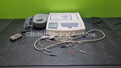 Mixed Lot Including 1 x Mortara ELI 250c ECG Machine with 1 x 5 Lead ECG Lead And 1 x P.A System Okayo Audio Unit