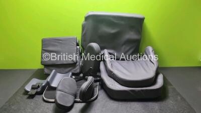 Job of Operating Table Accessories Including Cushions and Leg Supports