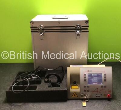 Quantel Medical Actavis Ophthalmic 689nm Portable PDT Laser System in Case with Accessories (Powers Up with Error) *S/N 049* **Mfd 0600*