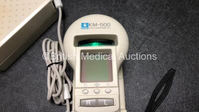 Nidek KM-500 Handheld Auto Keratometer with Charger and ABC Switch (Powers Up) - 4