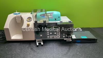 Mixed Lot Including 1 x Eschmann VP25 Suction Unit (Powers Up with Missing Cup) 1 x W&H Implant Med Console (Powers Up with Error) 1 x FMS Arthroscopy Shaver Unit (Powers Up) 1 x Cisco 800 Series Connector (Untested Due to Missing Power Supply) *SN 1324,