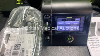 2 x Lowenstein prisma 30ST Ventilators *Mfd 2021* (Both Power Up) - Packaged as New in Box with Accessories *Stock Photo Used* - 2