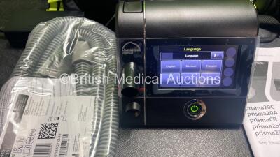 2 x Lowenstein prisma 30ST Ventilators *Mfd 2021* (Both Power Up) - Packaged as New in Box with Accessories - 2