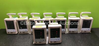 9 x Datascope Duo Patient Monitors Including SpO2 and NIBP Options (All Power Up) *RI*