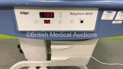 Drager Babytherm 8000 Infant Incubator - Incomplete (Powers Up) *ARMN-0008* - 2