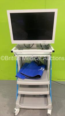 Atlantech Stack Trolley with Fimi Monitor (Powers Up) and Karl Storz Monitor Cover *123436*