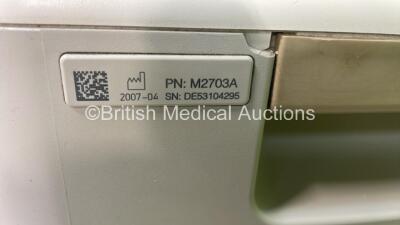 Philips Avalon FM30 Fetal Monitor on Stand with 2 x Transducers (Powers Up) *DE53104295* - 3