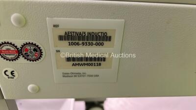 Datex-Ohmeda Aestiva/5 Induction Anaesthesia Machine with Hoses *AMWM00118* - 4