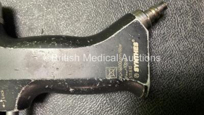 Job Lot Including 1 x Synthes 511.610 Handpiece (Damaged Trigger-See Photo) 1 x Synthes 511.606 Handpiece, 1 x Hose and 3 x Attachments - 6