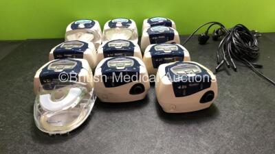 Job Lot Including 3 x ResMed Escape CPAP Unit, 1 x ResMed Escape II CPAP Unit, 6 x ResMed AutoSet Spirit II CPAP Units and 2 x ResMed HumidAire Humidifier Unit and 5 x AC Power Supplies (All Power Up)