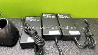 Mixed Lot Including AOI Quick Rinse Automated Instrument Rinse System (Powers Up) 1 x Sonarwarm Charger Unit (No Power) 1 x Welch Allyn N344 Charger, 1 x McKinley 545 Bodyguard Epidural Pump (Powers Up) 3 x Medical Grade AC/DC Adapters - 4