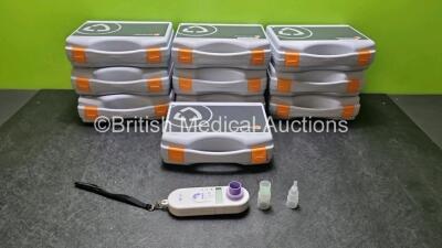 10 x Carefusion Baby CO Meters In Case *SN 113-2033 / 113-29122 / 113-29103 / 113-29034 / 113-29082 / 113-29118 / 113-29018 / 113-33090 / 113-29074*