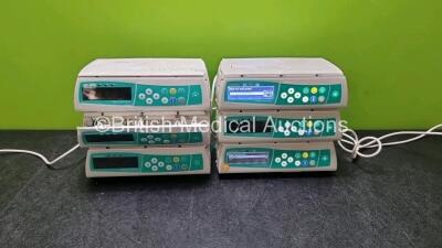 5 x B Braun Infusomat Space Pumps (3 x Power Up with Stock Power, Stock Power Not Included, 1 x with Damage to Screen - See Photo) *SN 322307 / 14859 / 20391 / 422268 / 14797 / 89315*