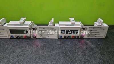 4 x CME Medical T34 Ambulatory Syringe Pumps (All Power Up when Tested with Stock Batteries-Batteries Not Included) - 2