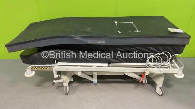 1 x Huntleigh Electric Hospital Bed with Controller and 3 x Mattresses (Powers Up)