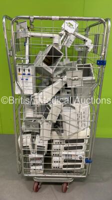 Cage of GE TRAM-RAC 4A Module Racks with Selection of Modules and Printers (Cage Not Included)