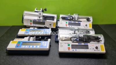 Job Lot Including 6 x Alaris IVAC PCAM Syringe Pumps and 2 x Alaris IVAC P6000 Syringe Pumps