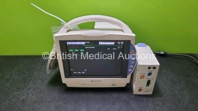 Nihon Kohden Lifescope BSM 600 Series Patient Monitor, 1 x Nihon Kohden AY-661P Module Including ECG, SpO2, NIBP, TEMP and Multi Options (Powers Up) and 1 x 3 Lead ECG Lead