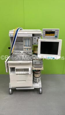 Datex-Ohmeda Aestiva/5 Anaesthesia Machine with Datex-Ohmeda Aestiva 7900 SmartVent Software Version 4.8 PSVPro, GE Monitor, Module Rack, Bellows, Absorber and Hoses (Powers Up) *S/N AMRK01666* (S)