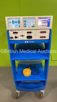 Valleylab Force Triad Electrosurgical / Diathermy Unit on Stand Version 4.00 with Footswitch (Power Up) *S/N T1D21845EX*