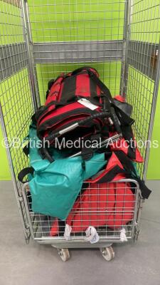 Mixed Cage Including Bags, Splints and Cases (Cage Not Included)