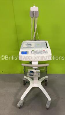 Mortara ELI250c ECG Machine on Stand with 10 Lead ECG Lead (Powers Up) *S/N*