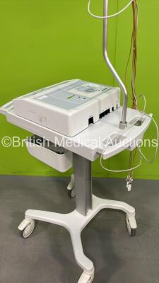 Mortara ELI250c ECG Machine on Stand with 10 Lead ECG Lead (Powers Up) *S/N 119020000507* - 4