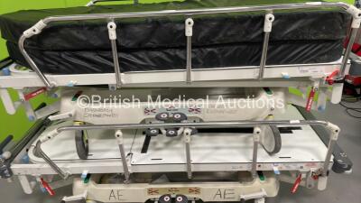 2 x Huntleigh Lifeguard Hydraulic Trolleys with Mattresses (Hydraulics Tested Working) - 4