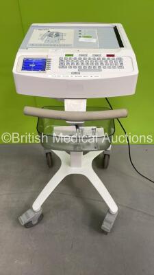 Mortara ELI 250c ECG Machine on Stand (Powers Up - Damage to Machine)