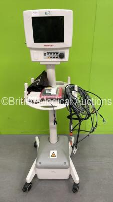 MedRad Veris MR Patient Monitor on Stand with Accessories (Unable to Power Test Due to No Power Supply)