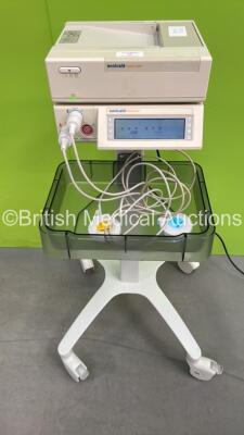 Sonicaid Team Duo Fetal Monitor on Stand with 2 x Transducers (Powers Up)