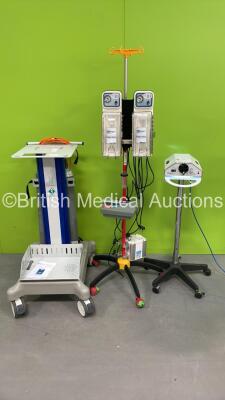 Mixed Lot Including Ranger Blood / Fluid Warming Unit on Stand, 1 x Advanced Surgical Stack Trolley and AcuLux XLT Light Source on Stand (Powers Up) *S/N 050405 / 082256*