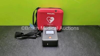 Philips Heartstart FR3 Defibrillator in Carry Case and 1 x Philips Battery *Exp 02-2025* in Carry Case (Powers Up) *SN C15A-01837*