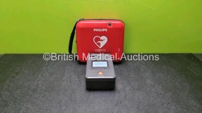 Philips Heartstart FR3 Defibrillator in Carry Case and 1 x Philips Battery *Exp 02-2025* in Carry Case (Powers Up) *SN C18A-00415*