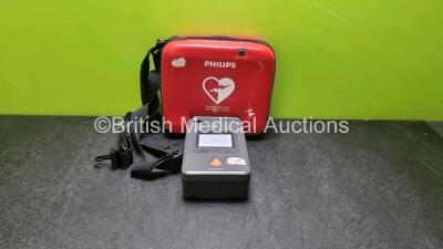 Philips Heartstart FR3 Defibrillator in Carry Case and 1 x Philips Battery *Exp 05-2027* in Carry Case (Powers Up) *SN C15B-0060*