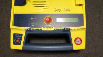 3 x Cardiac Science Powerheart AED G3 Defibrillators (All Power Up with Stock Battery, Batteries Not Included, 1 x Faulty Screen - See Photos) - 2