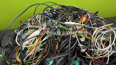 Job Lot of Defibrillator Leads and Connection Cables - 2