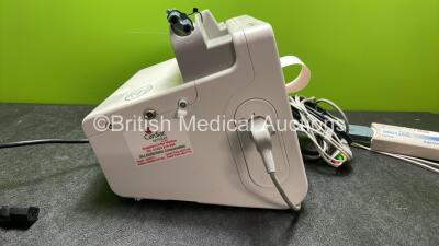 Philips Heartstart XL+ Defibrillator Including ECG and Printer Options with 1 x Paddle Lead, 1 x 3 Lead ECG Lead, 1 x Battery and 1 x Philips M3725A Test Load (Powers Up) *SN US61717190* - 5