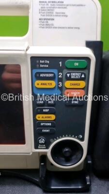 Medtronic Lifepak 12 Biphasic Defibrillator / Monitor Including ECG, SpO2, NIBP and CO2 Options with 1 x Paddle Lead (Untested Suspected Flat Battery) - 4